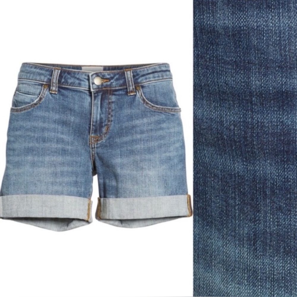 Caslon rolled hem boyfriend denim shorts size 23